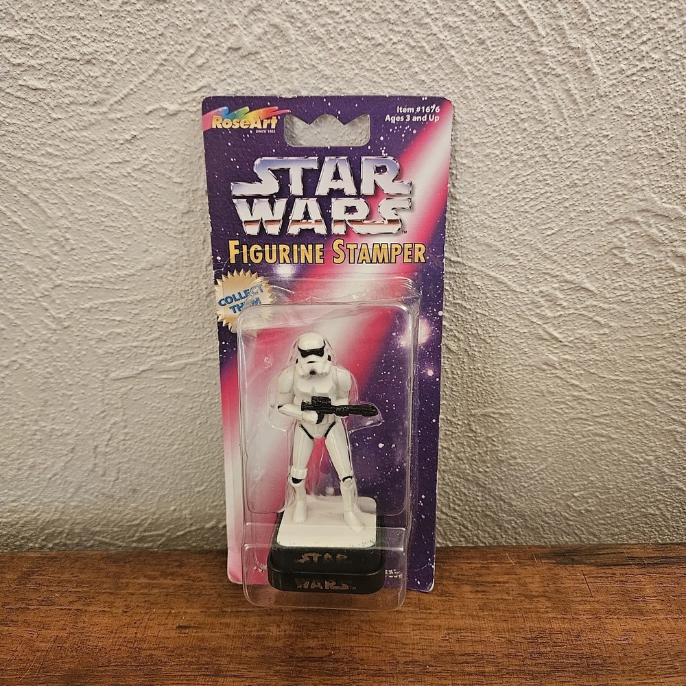 Vintage RoseArt Star Wars: Stormtrooper‎ Figurine Stamper 1997 New Sealed